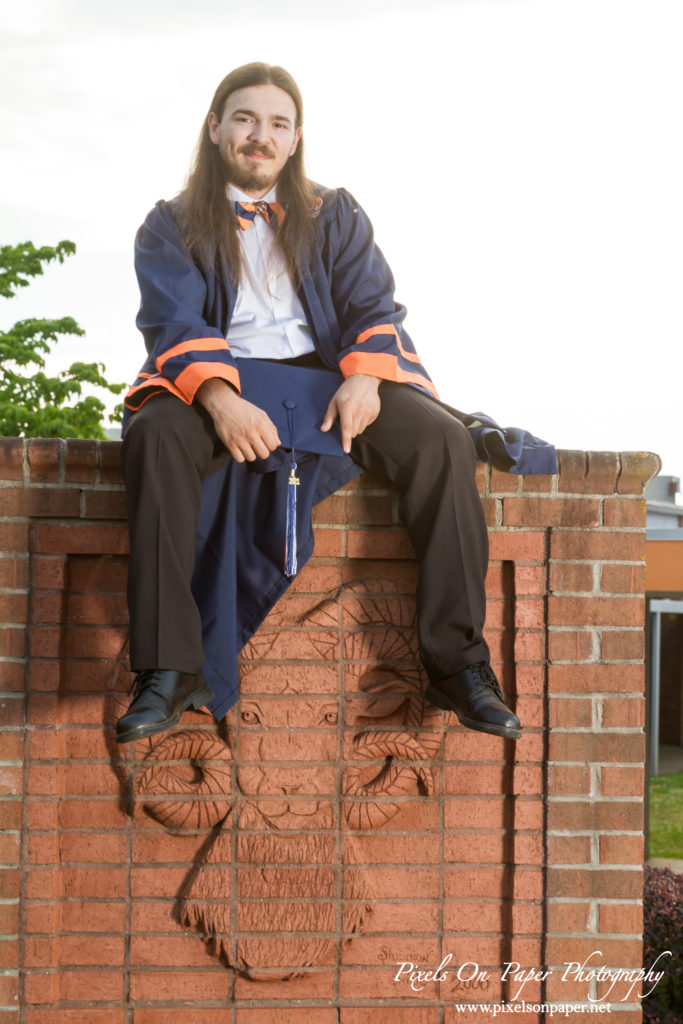 Pixels On Paper Wilkesboro NC Photographers David Starmount High School Senior Portrait Photo