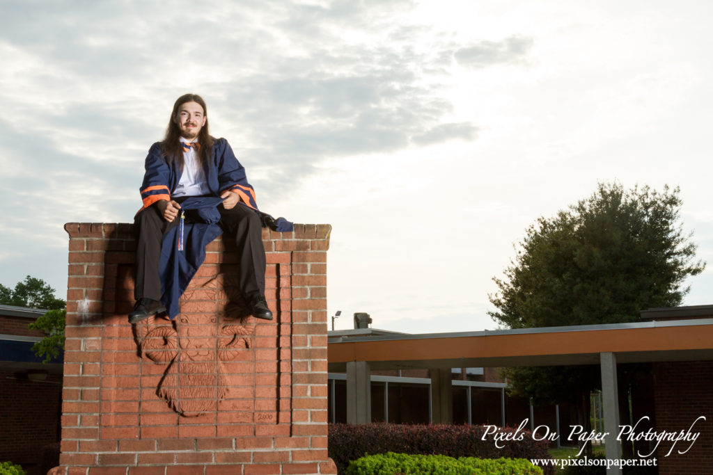 Pixels On Paper Wilkesboro NC Photographers David Starmount High School Senior Portrait Photo