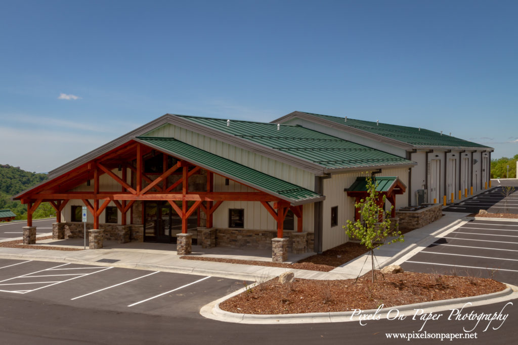 Pixels On Paper Commercial Photographer MBI constructed Beech Mountain NC Public Works Facility Photo