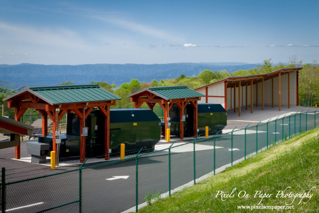 Pixels On Paper Commercial Photographer MBI constructed Beech Mountain NC Public Works Facility Photo