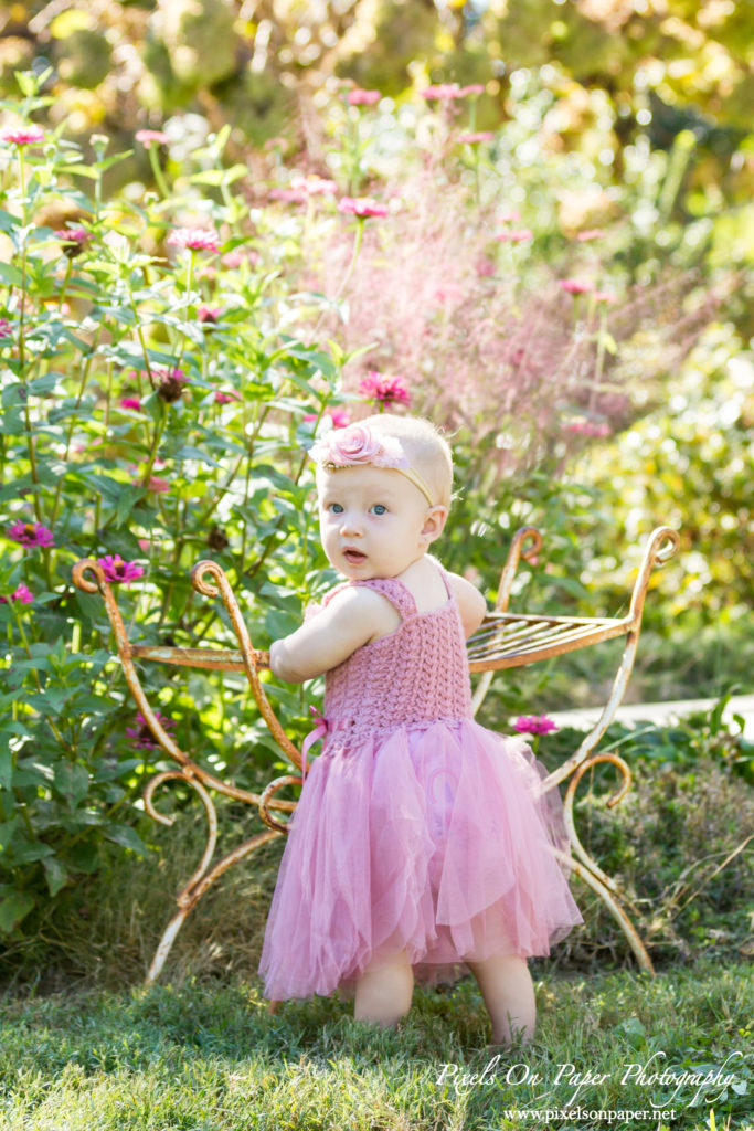 Triplett Family One Year outdoor portraits and studio cake smash photos by Pixels On Paper Wilkesboro NC photo