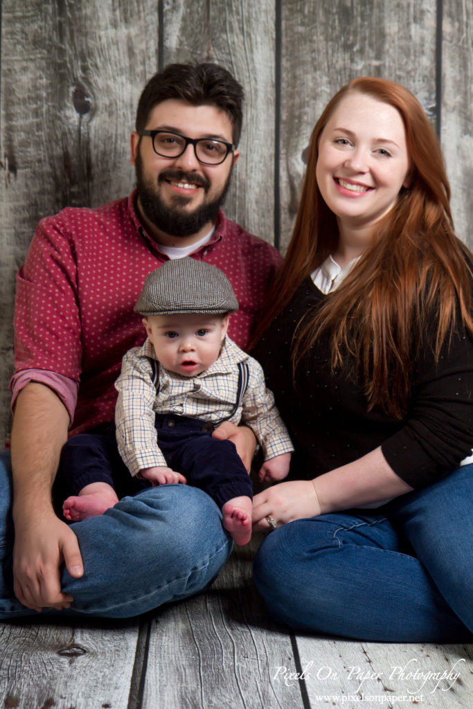 Tibbett Six Months Baby boy portrait photos by Pixels On Paper Wilkesboro NC Photographers Photo