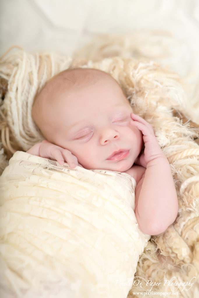 Pixels On Paper newborn photographers. Wilkesboro NC portrait studio Harrison baby photo
