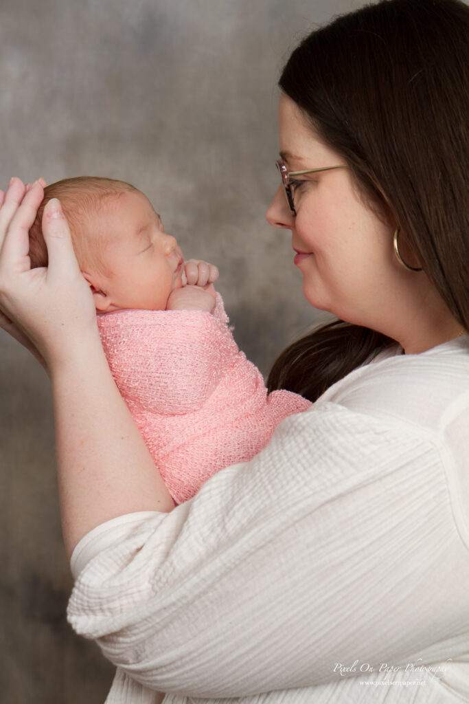 irst-time parents Preston and Maddie Roberts lovingly gazing at their newborn daughter, Lucy.