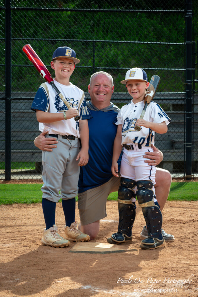 youth baseball portrait of NWNC Elite 8U player showing proud expression