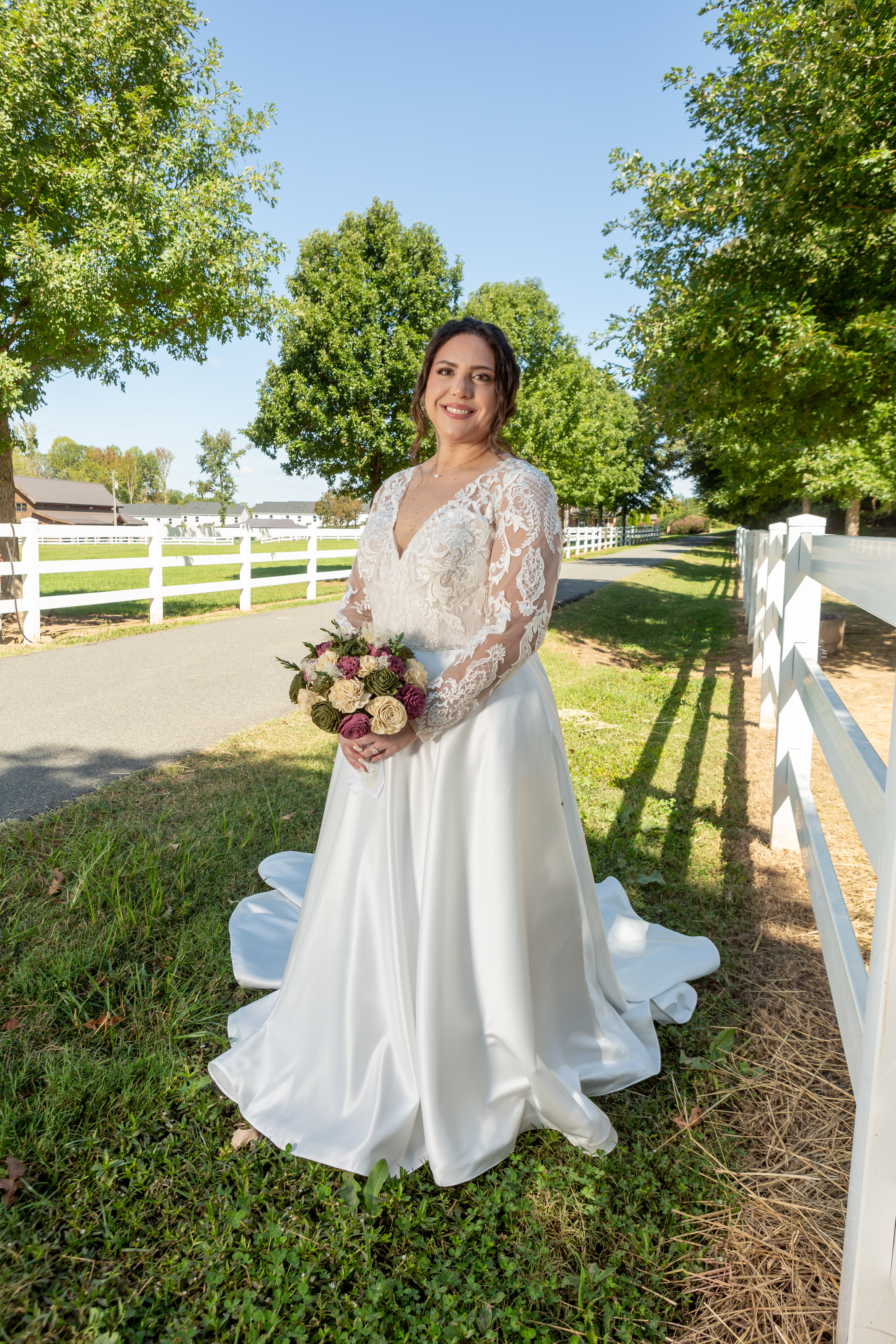 Katie Russo Pleasant Grove Farm outdoor horse run bridal portrait photo