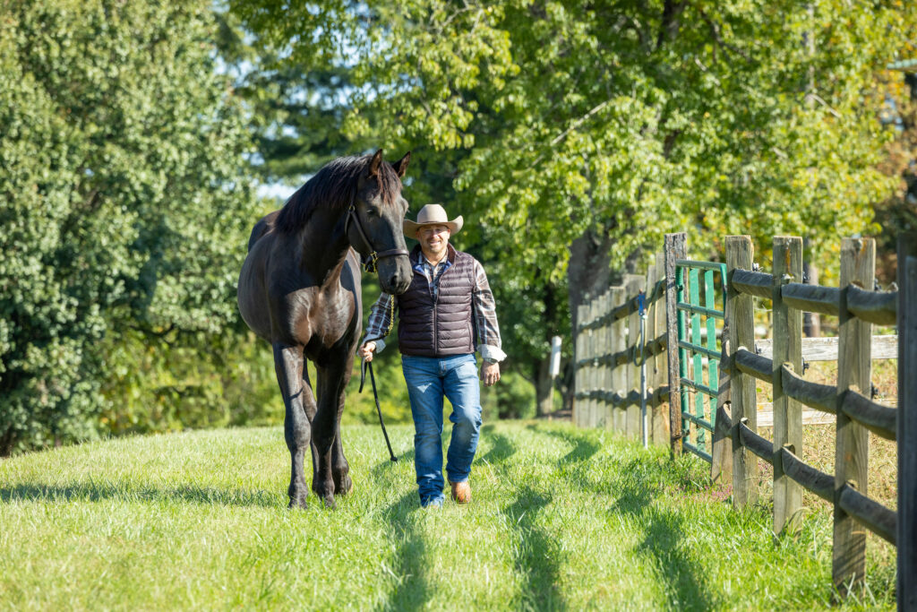 Stoney Greene for NC House Representative photo with horse