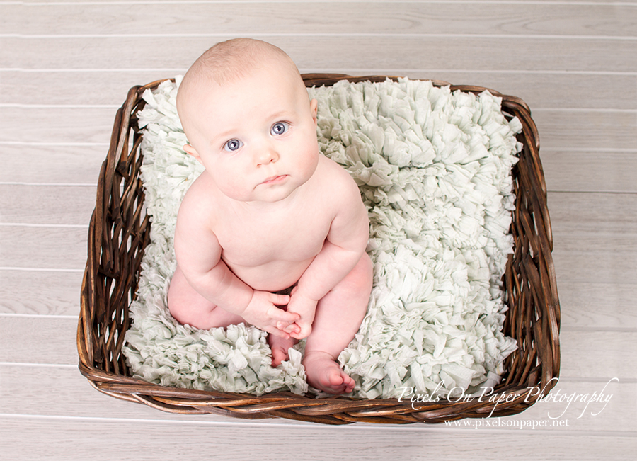 Pixels On Paper, photo studio, 6 month portrait photo